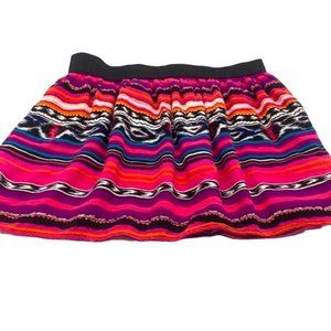 XXI Multicolored Boho Mini Skirt Size L
